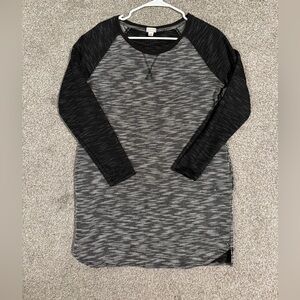 Mini sweater dress with pockets